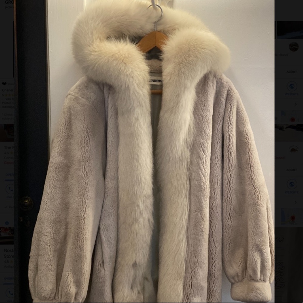 Christian Dior oversized FOX FUR Coat